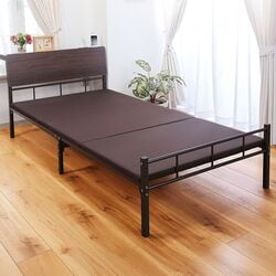 コンセント2口付宮付パイプベッド