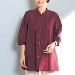 久留米織ブラウス