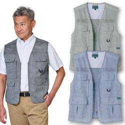 麻入楊柳メッシュベスト