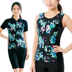 花柄セパレート水着