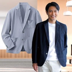 ユナイテッド 富江工房「匠」シアサッカーテーラードジャケット