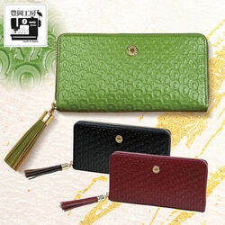 豊岡工房 イタリア製牛革馬九行久ラウンド財布