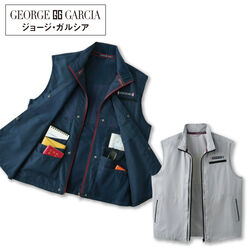 ジョージ・ガルシア 手ぶらでお出掛け11ポケット便利ベスト