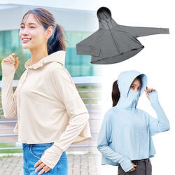 サンブロックラボ爽壁（そうへき）フェイスガードUVパーカー