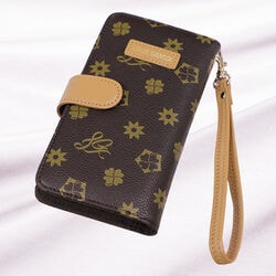 ルイ・ガルシア 上品な手帳型スマホケース