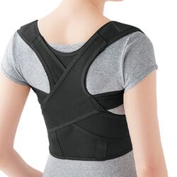 背筋すっきり2重ベルト姿勢サポーター