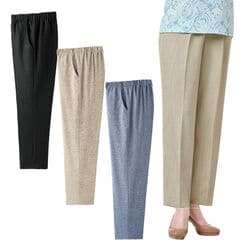 サイズ満載さらさらパンツ3色組