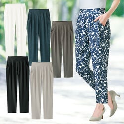 楽サラ テーパード美脚パンツ