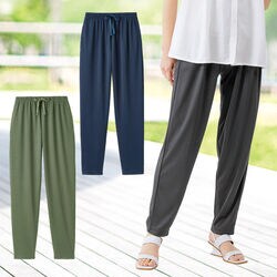 ゆる伸びドレープパンツ