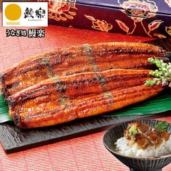 鰻楽うなぎ 蒲焼2尾+刻み付