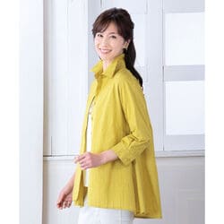 かすり調ふんわりブラウス