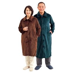 吸湿発熱加工着る毛布ガウン