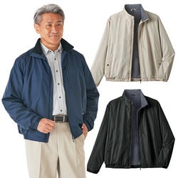 暖か裏フリースブルゾン