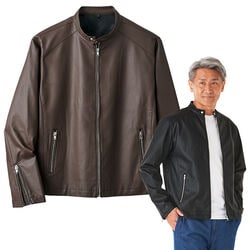 フェイクレザーシングルライダース