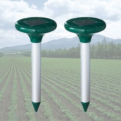 ソーラーモグラ撃退器