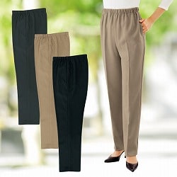 サイズ豊富なラクラクパンツ