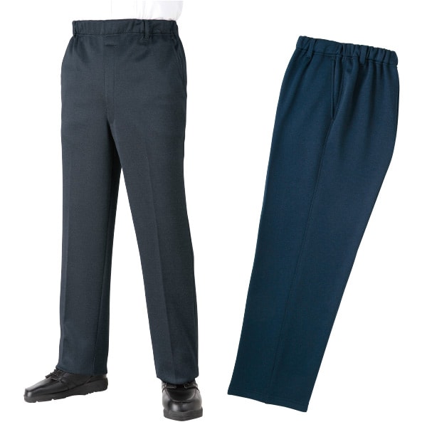 「エクス」使用杢調あったか裏起毛パンツ2色組