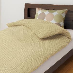 鹿の子編み掛け布団カバー