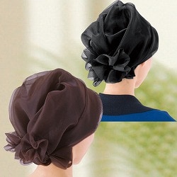 オーガンジースカーフカチューシャ2色組