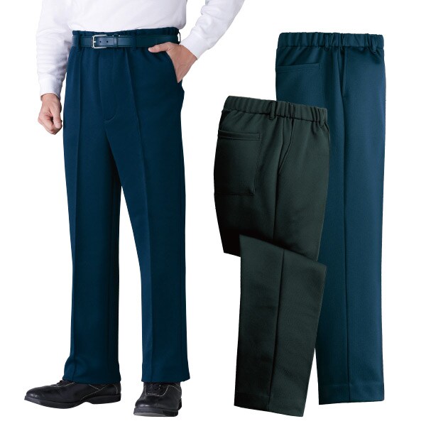 「サーモトロンラジポカ」使用 裏起毛総ゴムパンツ2色組