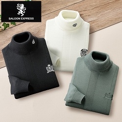 サルーン・エクスプレス モノトーンタートルネックセーター3色組