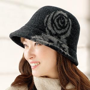 ウール混あったかクロッシェ