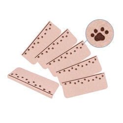 ピタッと吸着階段マット6枚組(肉球)