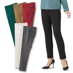 ふわとろ裏ベロアストレッチパンツ