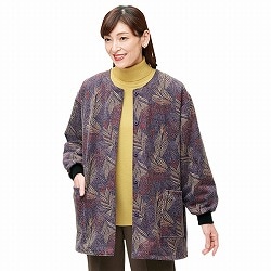 インレイニット 裏ボアスモック