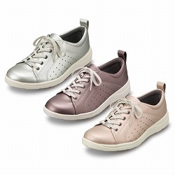 パンジー メタリック軽量スニーカー