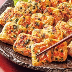 国産にらのもっちりえびチヂミ 4袋セット