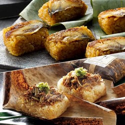 京都 祇園 さゝ木 うなぎおこわ+牛めしセット