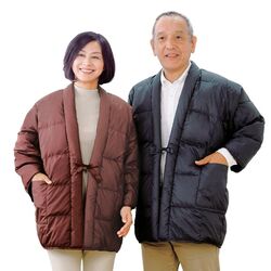 お買得 あったか羽毛半天