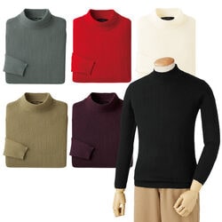 日本製ウール混セーター