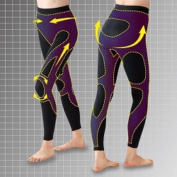 接骨院の先生が監修したテーピングスパッツ2枚組