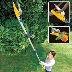 超軽量3段式コンパクト高枝切鋏