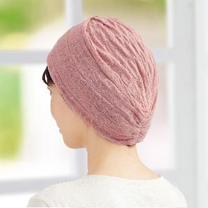 シルク100％おうち帽子
