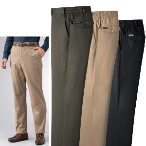 新ポケット安心暖か裏フリースパンツ3色組