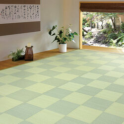 水拭きできる抗菌い草風上敷き