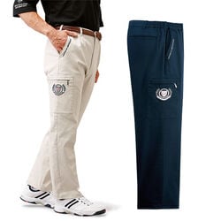 ダンロップ・モータースポーツ 刺しゅう入楽らくカーゴパンツ2色組