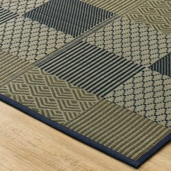 はっ水ボリュームい草ラグ