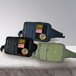 ロスコ ワッペン着脱自在ミリタリーバッグ