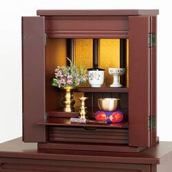 木製上置仏壇(14号／（紫檀調のみ）): 家具・インテリア／はぴねすくらぶ