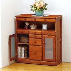 桐製たっぷり収納キャビネット