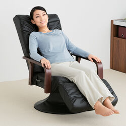 もこもこフットレスト付DXリクライニングチェア