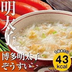 「博多明太子ぞうすい」カロリー専科生粋ぞうすい【ボリュームタイプ】10袋入