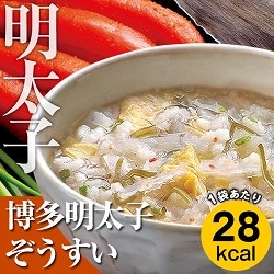 「博多明太子ぞうすい（6袋）」カロリー専科生粋ぞうすい＜レギュラータイプ＞よりどりセット