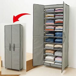 組み立て簡単10段収納ラック【タイムセール】