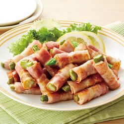 ＜訳あり＞ひとくちアスパラベーコン 2パックセット