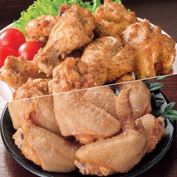 マルハニチロ 旨塩手羽元4袋+手羽先炙り1袋【タイムセール】